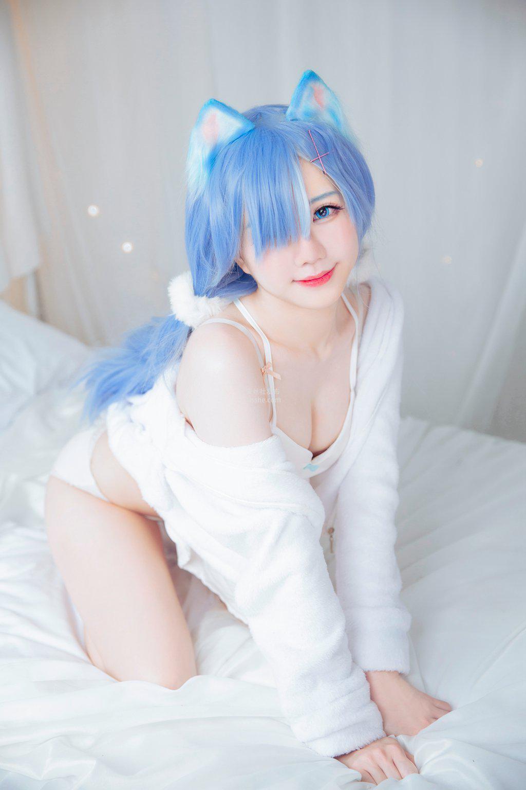 Dorasnow Sally White C ɫCoser 32 49P Kitty ģ Rem ͼ COSERӰ P.7