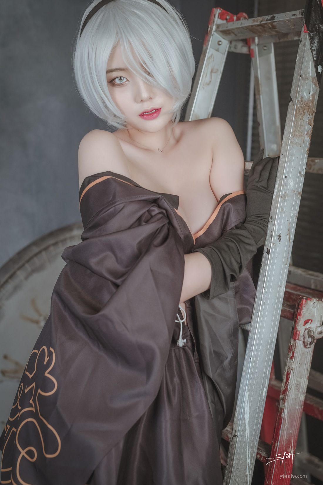 Automata KDA Yuna ʾѡͼ s Nier Yuna No.4 [ϺsaintPhotoLifeӰ] Cos Akali P.10